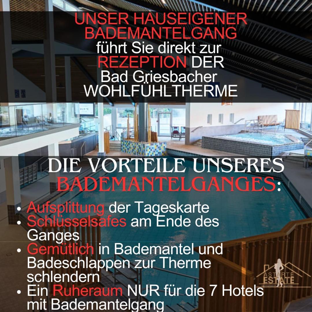 Fewo 20 - Appartement Im Rottalblick - Youngmodern Wohnen, Tiere Willkommen, Bademantelgang Zur Therme, Tv Und Balkon Bad Griesbach  Eksteriør billede